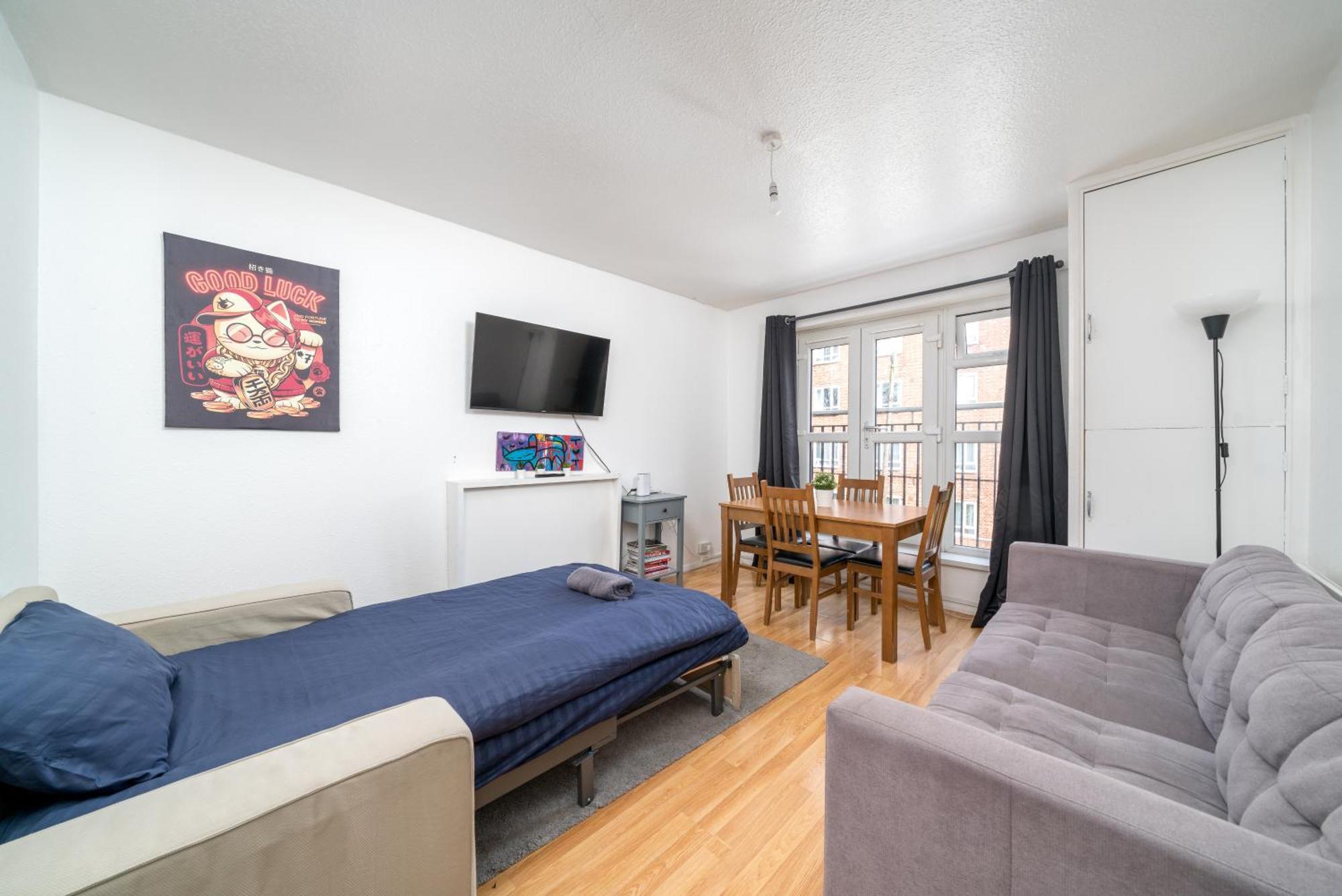 Апартаменты Spacious 1 Bed Flat In Dalston *